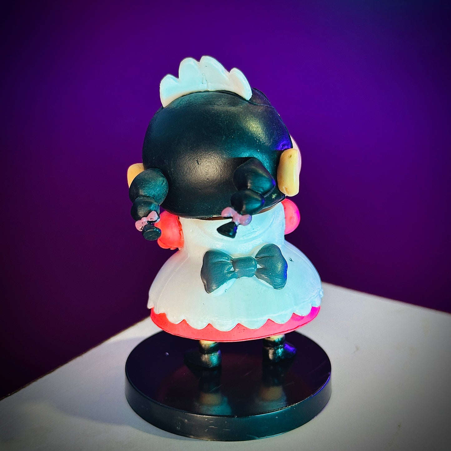Funny Shinchan anime toy in maid costume