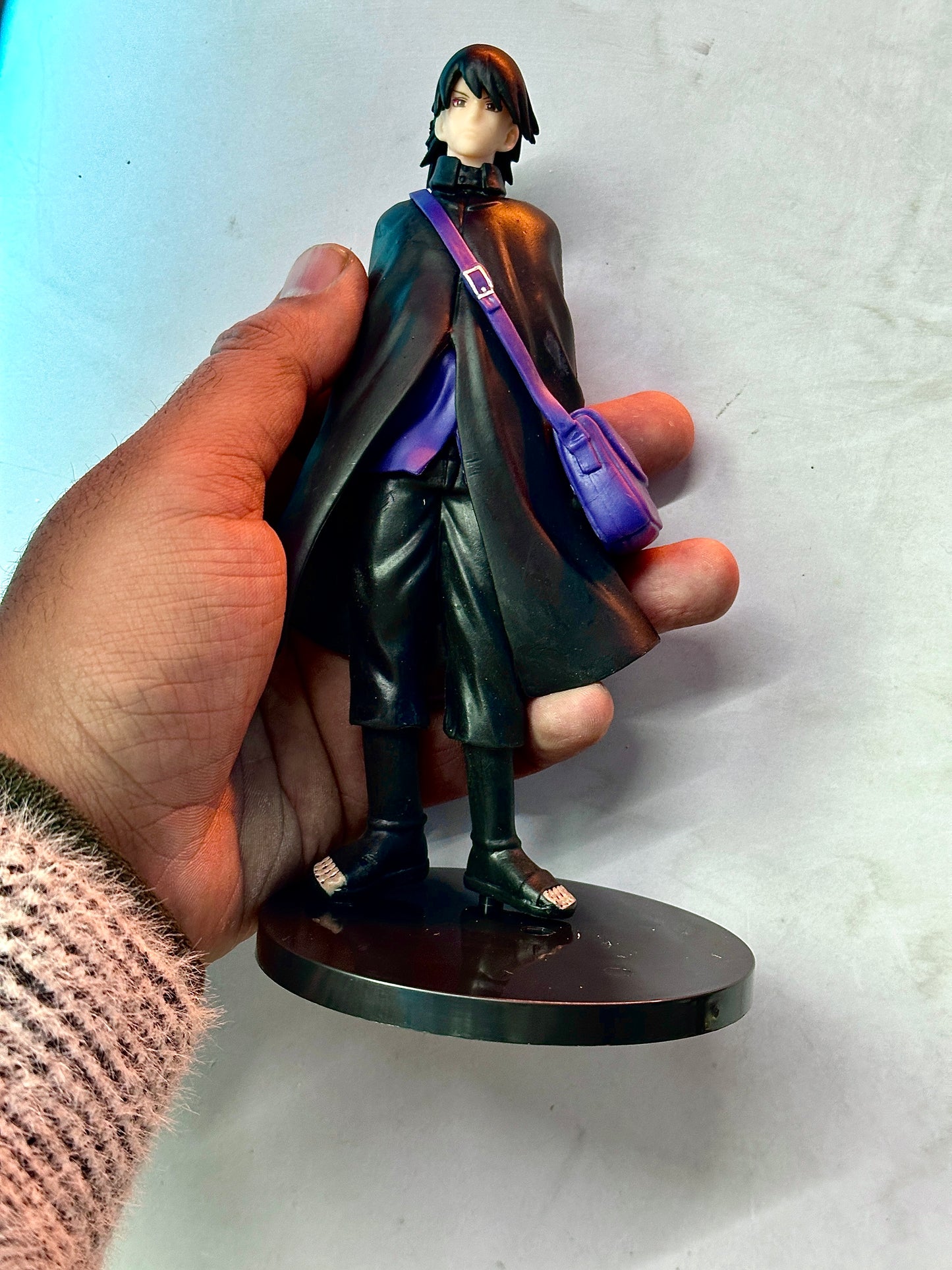 16.5cm Sasuke Uchiha Manga Style Action Figure – Naruto Shippuden Weeb Collectible PVC