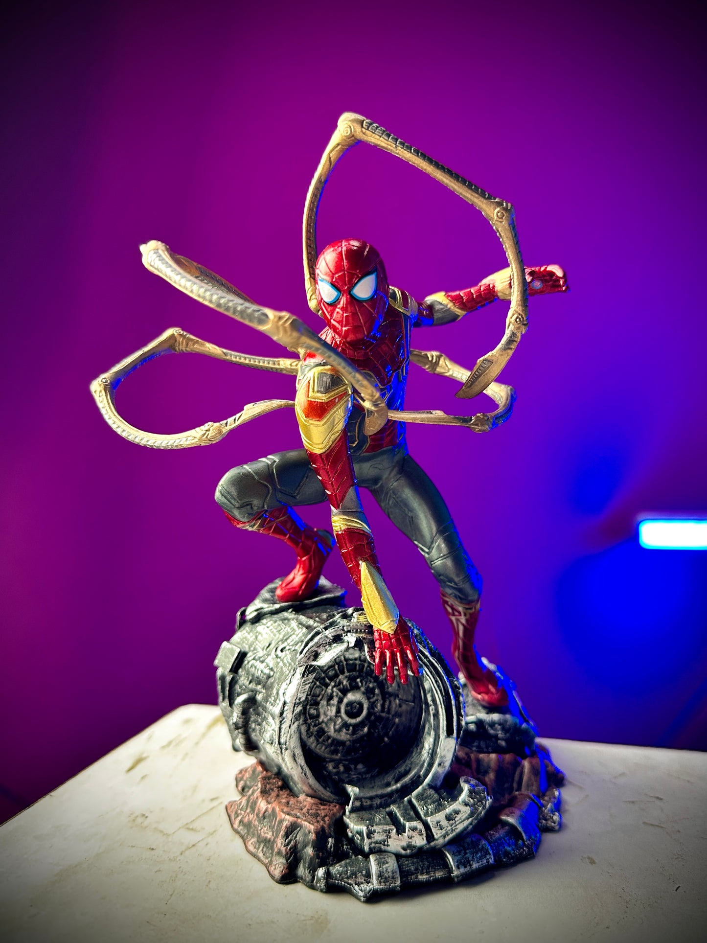 Iron Spider superhero figure for Marvel fans