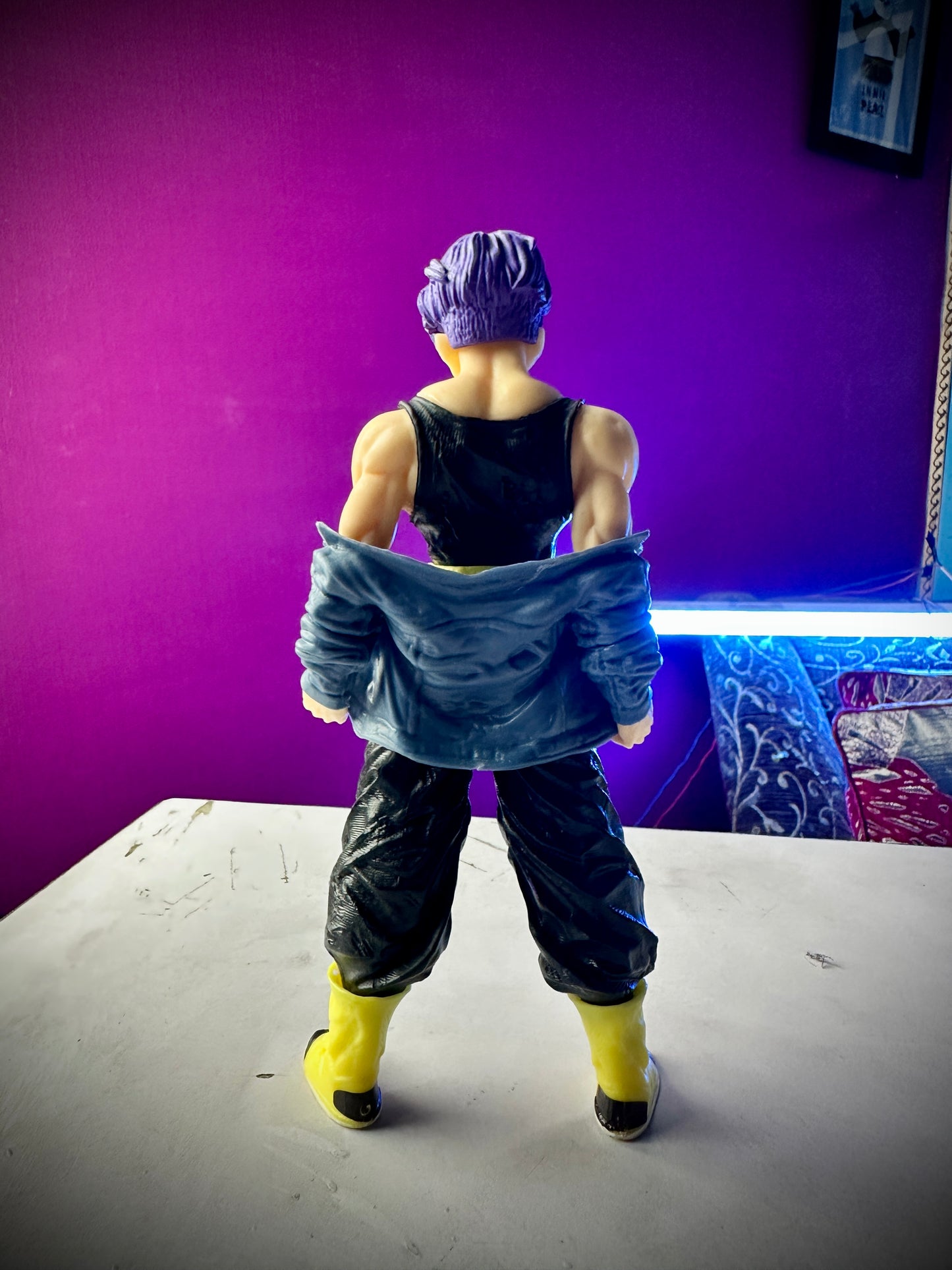 Future Trunks anime figure from Dragon Ball Z with detailed sculpt