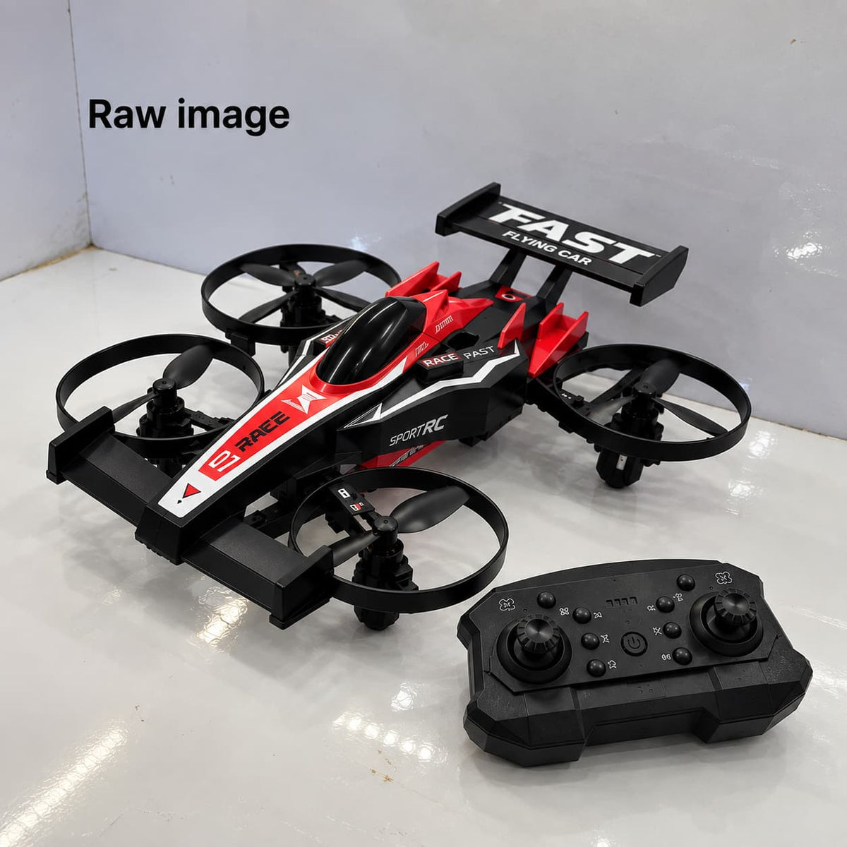 X7 remote control flying drone with protective propeller guards