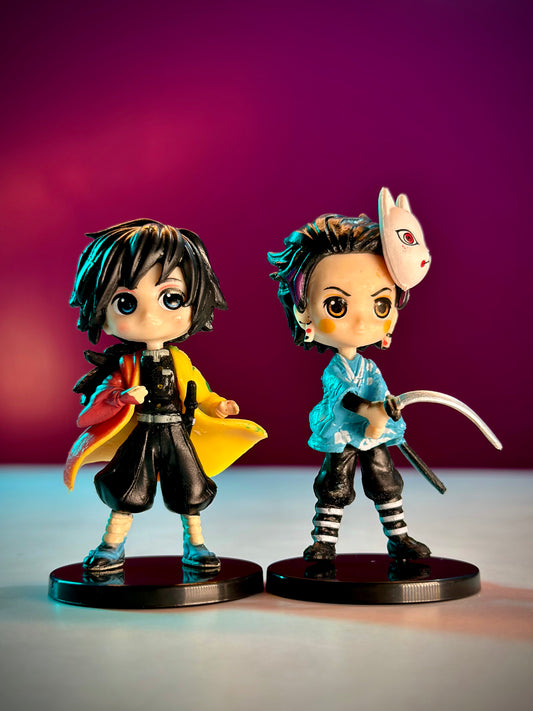 Giyu & Tanjiro-6cm