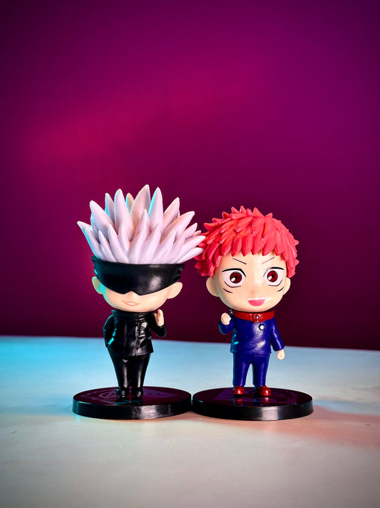 Gojo & Yuji 10cm Action Figures