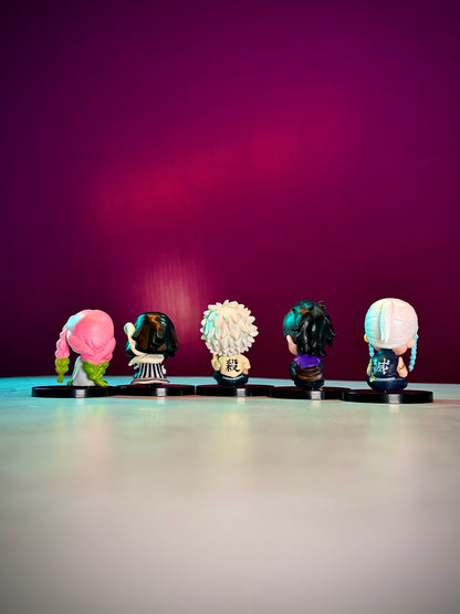 Demon Slayer Mini Figures – Set B (5 Pcs)