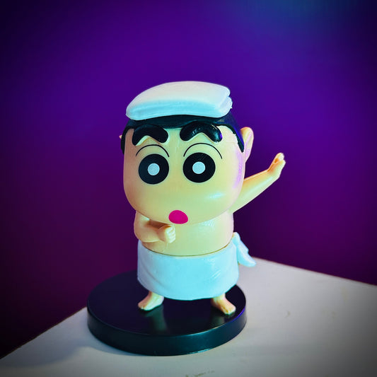 Shinchan Towel Pose