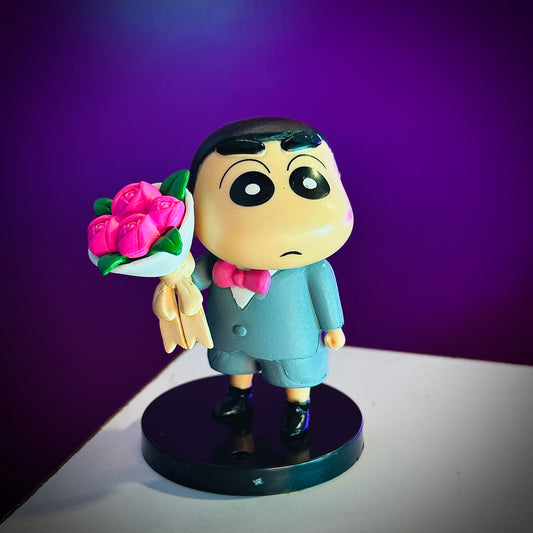  Romantic Shinchan collectible figure by Jhamundaverse