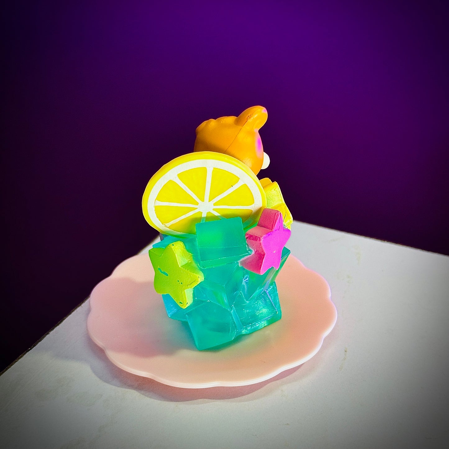  Cute Himawari anime figure with lemon and star decor