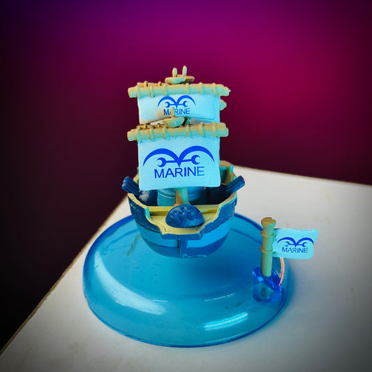 one piece marine ship mini collectible