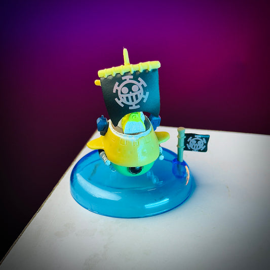 one piece polar tang mini ship trafalgar law collectible