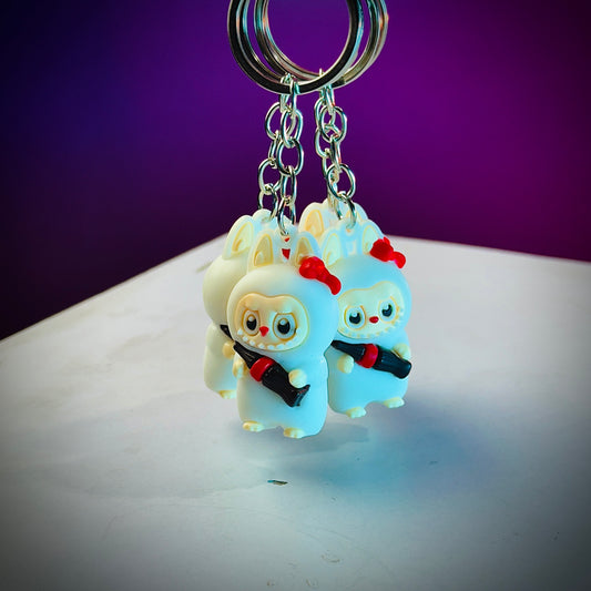 labubu random design keyring collectible