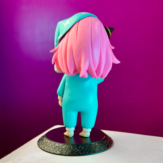 anya forger sleepy mode open eyes figure