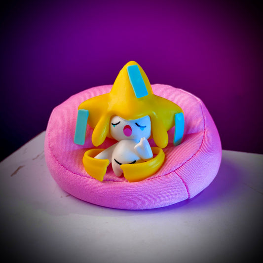 Jirachi Sleeping on Pillow 