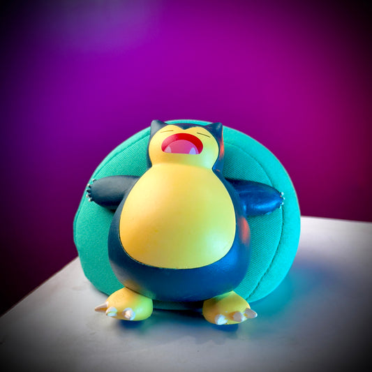 Snorlax Sleeping on Pillow Pokémon Figure