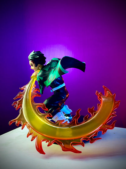 Tanjiro Kamado Fire Sword Figure – 16cm Premium Demon Slayer Collectible