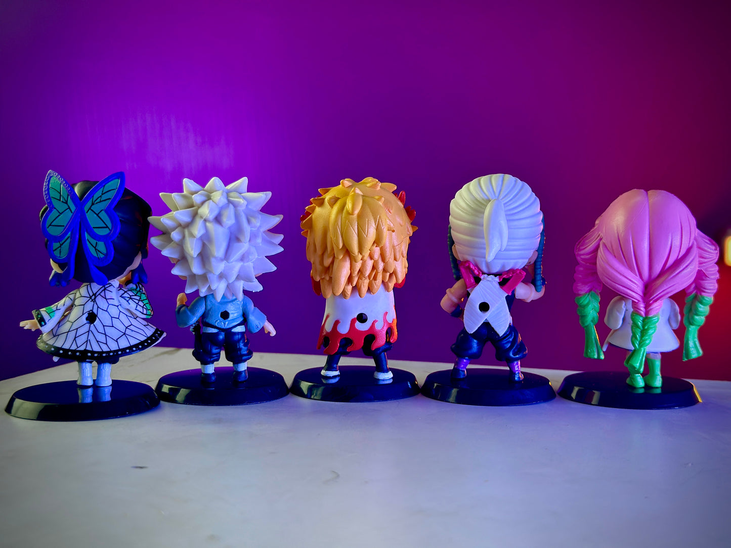 Demon Slayer Mini Figure Set (5pcs) – 7.5cm Super Quality Collectibles