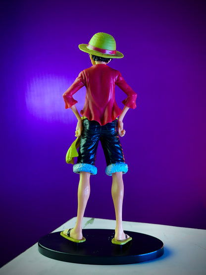 Red Dress Luffy Standing Figure – 19cm Premium One Piece Collectible