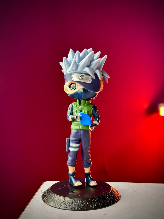 15cm Hatake Kakashi Q Posket Figure – Naruto Shippuden Chibi Anime Collectible PVC
