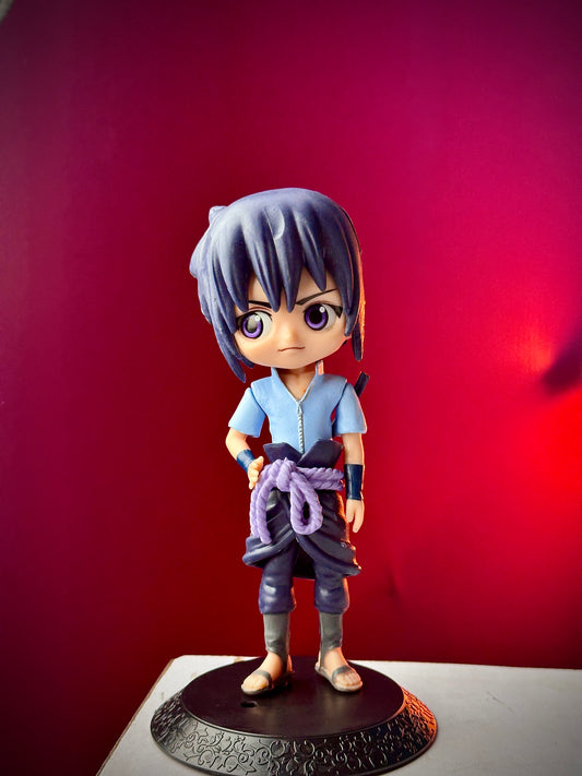 15cm Sasuke Uchiha Q Posket Figure – Naruto Shippuden Chibi Anime Collectible PVC
