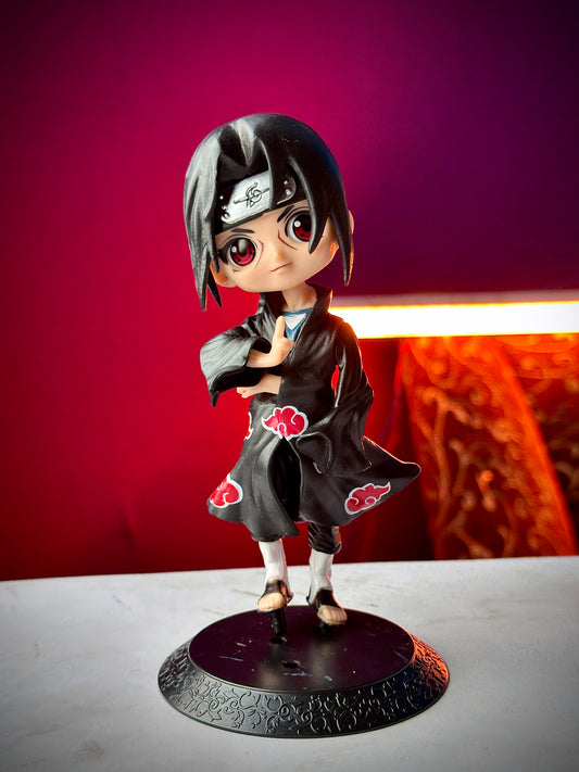 15cm Itachi Uchiha Q Posket Figure – Naruto Shippuden Chibi Anime Collectible PVC
