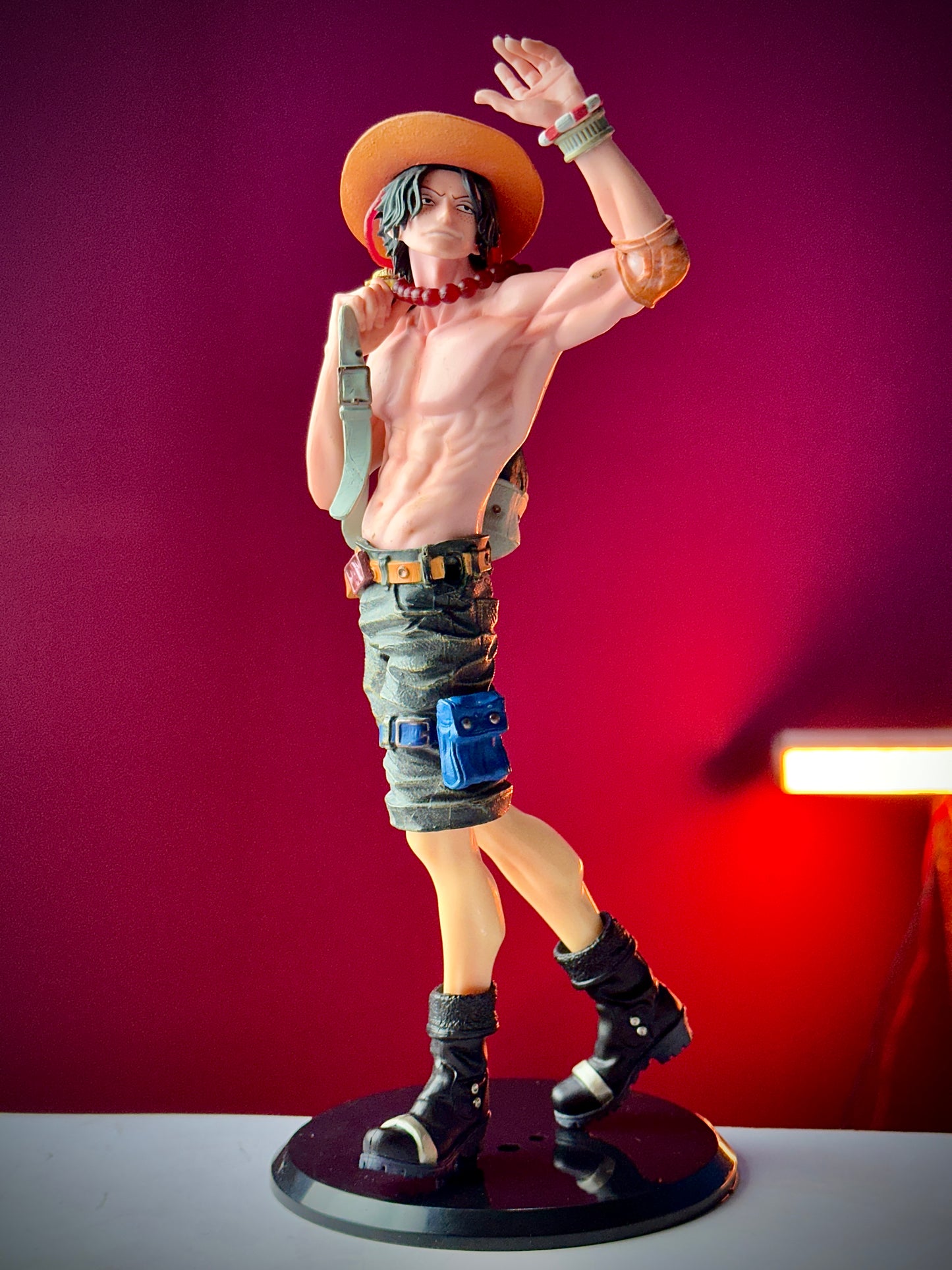 25cm Portgas D. Ace Action Figure – One Piece Anime Collectible (Shorts Edition)