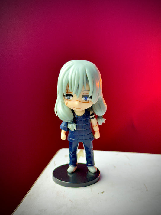 8cm Mahito anime action figure inspired by Jujutsu Kaisen.
Compact villain collectible with sharp detailing.