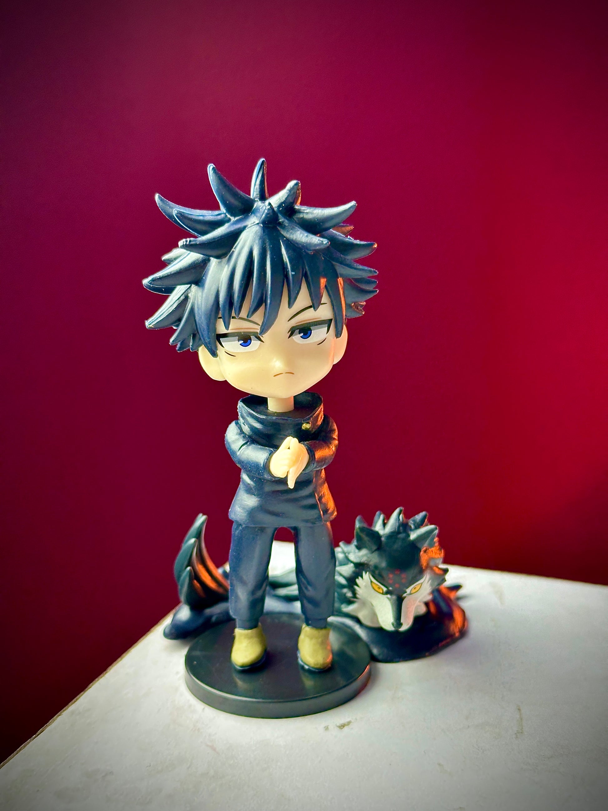 8cm Jujutsu Kaisen Character with Wolf Action Figure – Anime Collectible PVC
