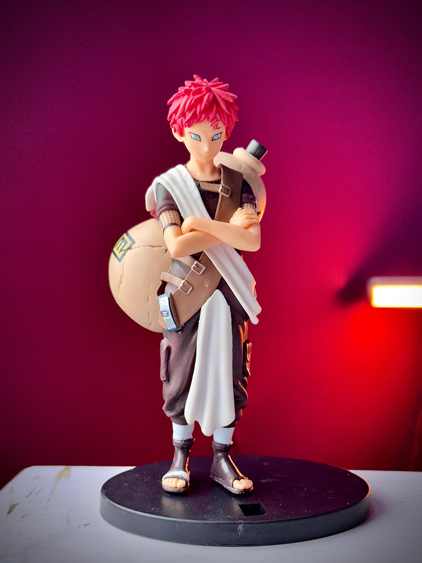 17.5cm Gaara Action Figure with Base – Naruto Shippuden Heavy PVC Anime Collectible