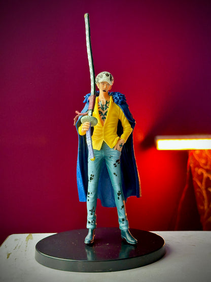 16cm Trafalgar D. Water Law Action Figure with Base – One Piece Anime Collectible PVC
