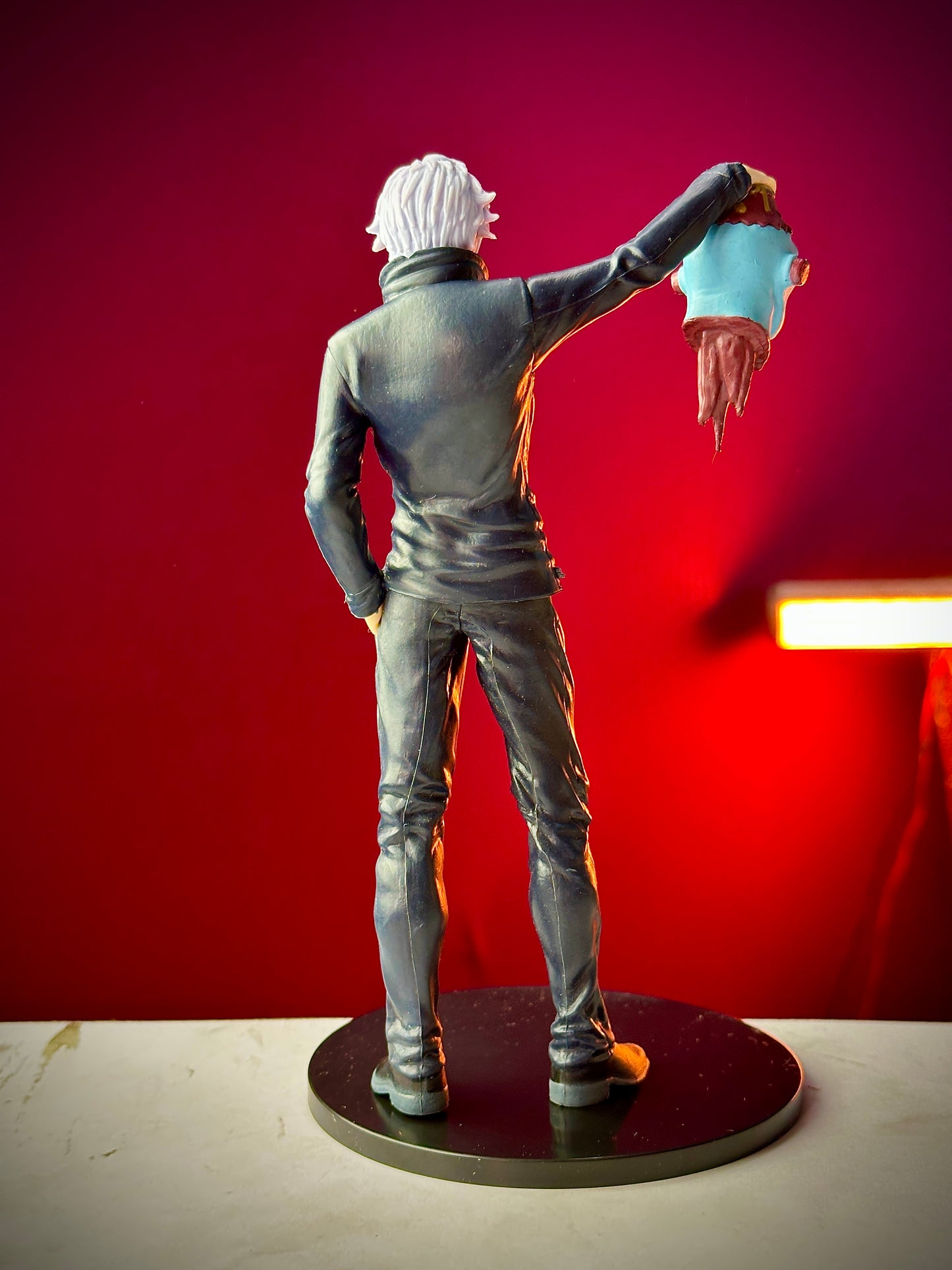 18cm Satoru Gojo Action Figure with Base – Jujutsu Kaisen Anime Collectible PVC