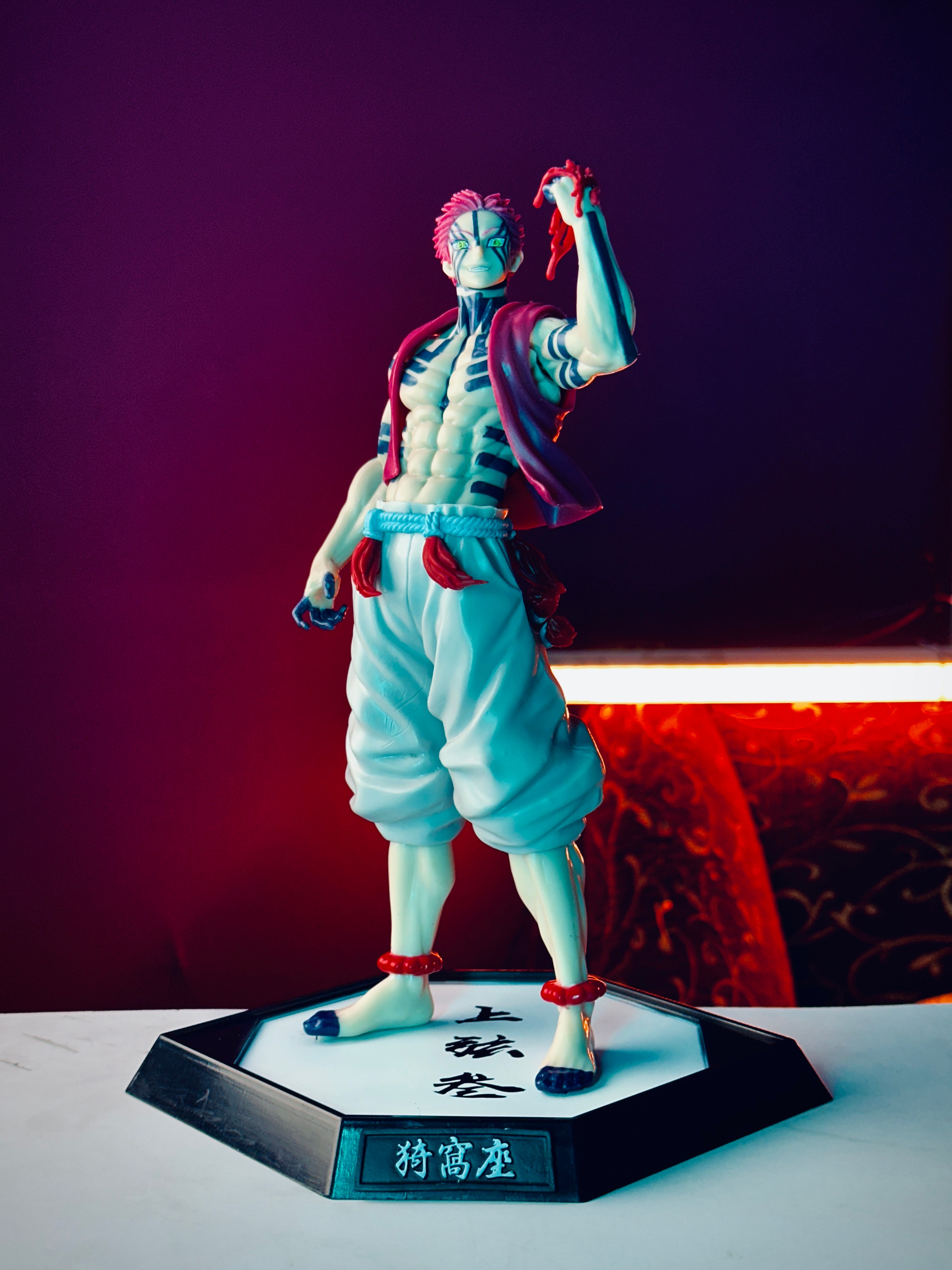 30cm Akaza Upper Moon Action Figure – Demon Slayer Anime Collectible P ...