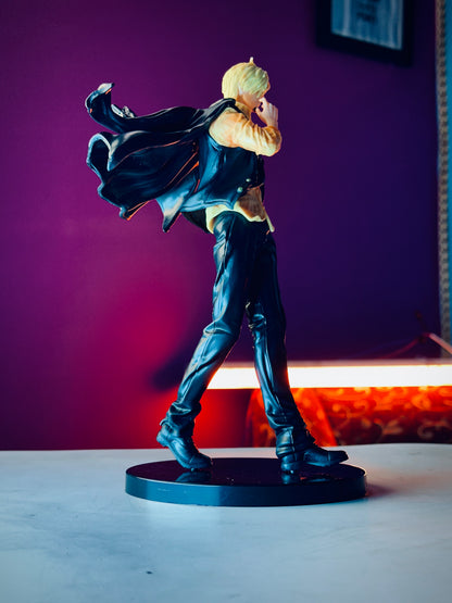 20cm Sanji Action Figure – One Piece Black Shirt Anime Collectible PVC