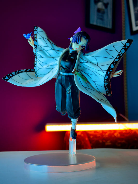 Shinobu Kocho Flying Action Figure – Demon Slayer Anime Collectible PVC