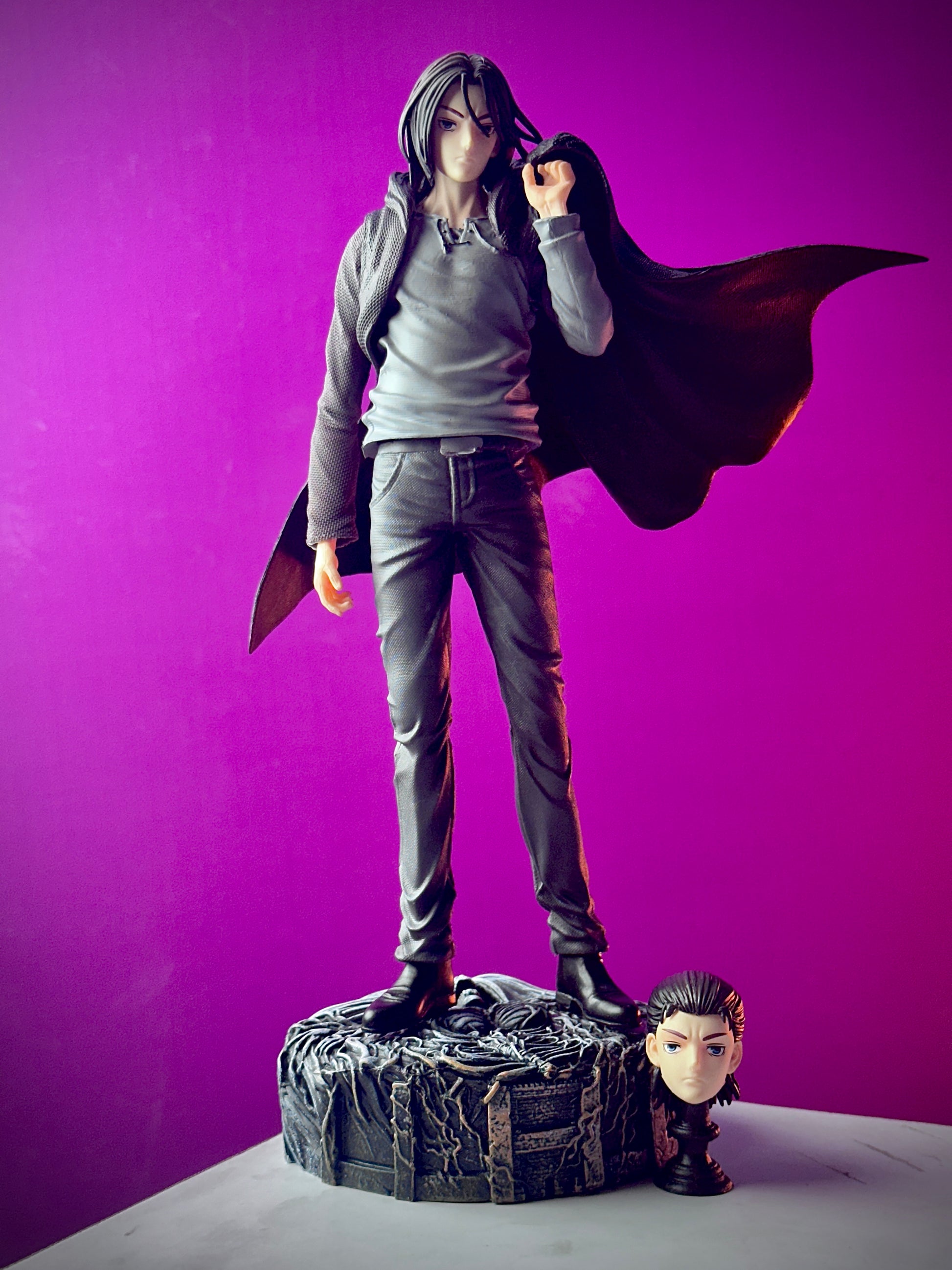 eren yeager attack on titan 30cm large action figure premium collectible