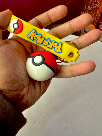 pokeball anime keychain backpack charm india