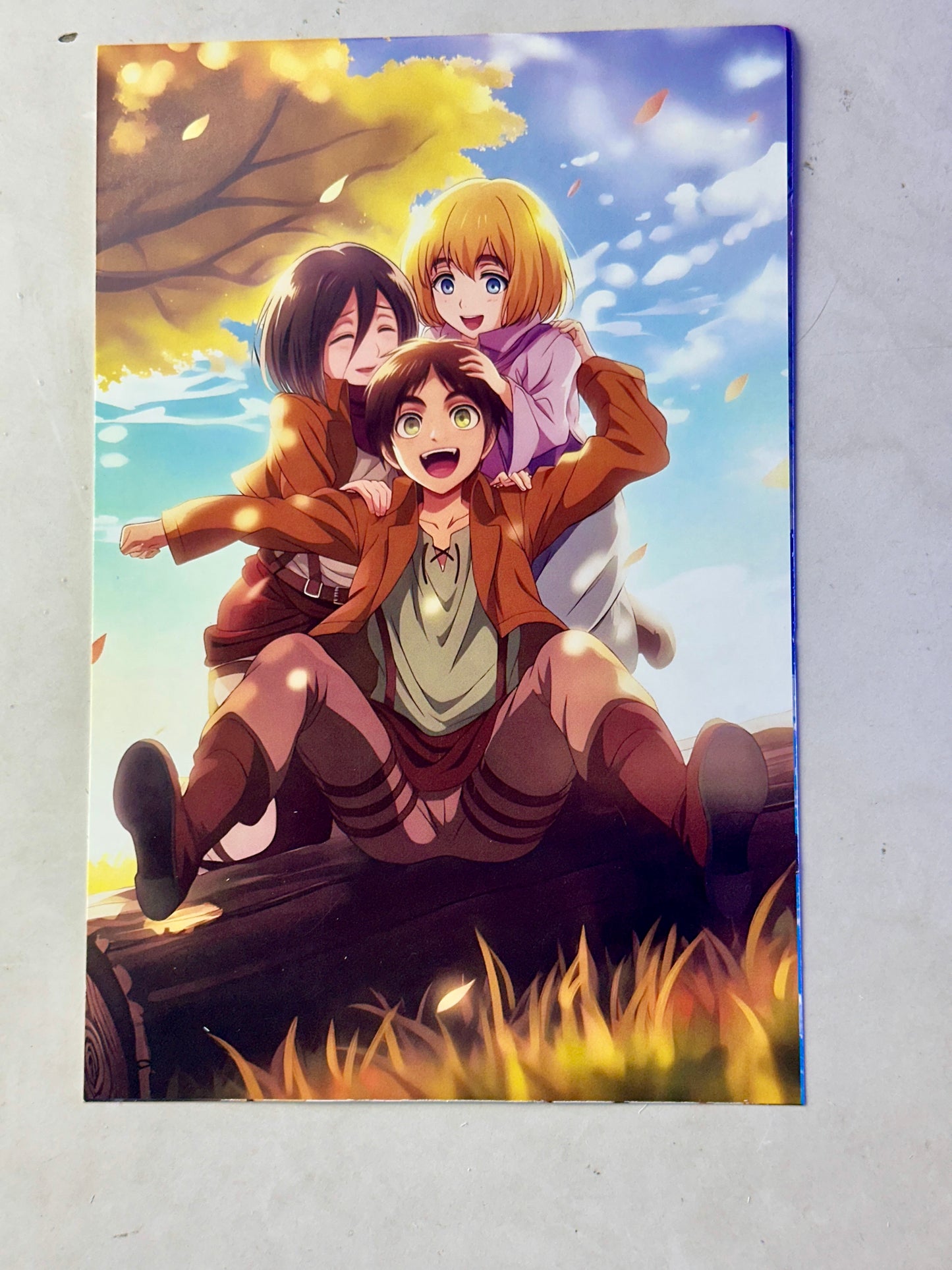aot small size paper posters anime room decoration