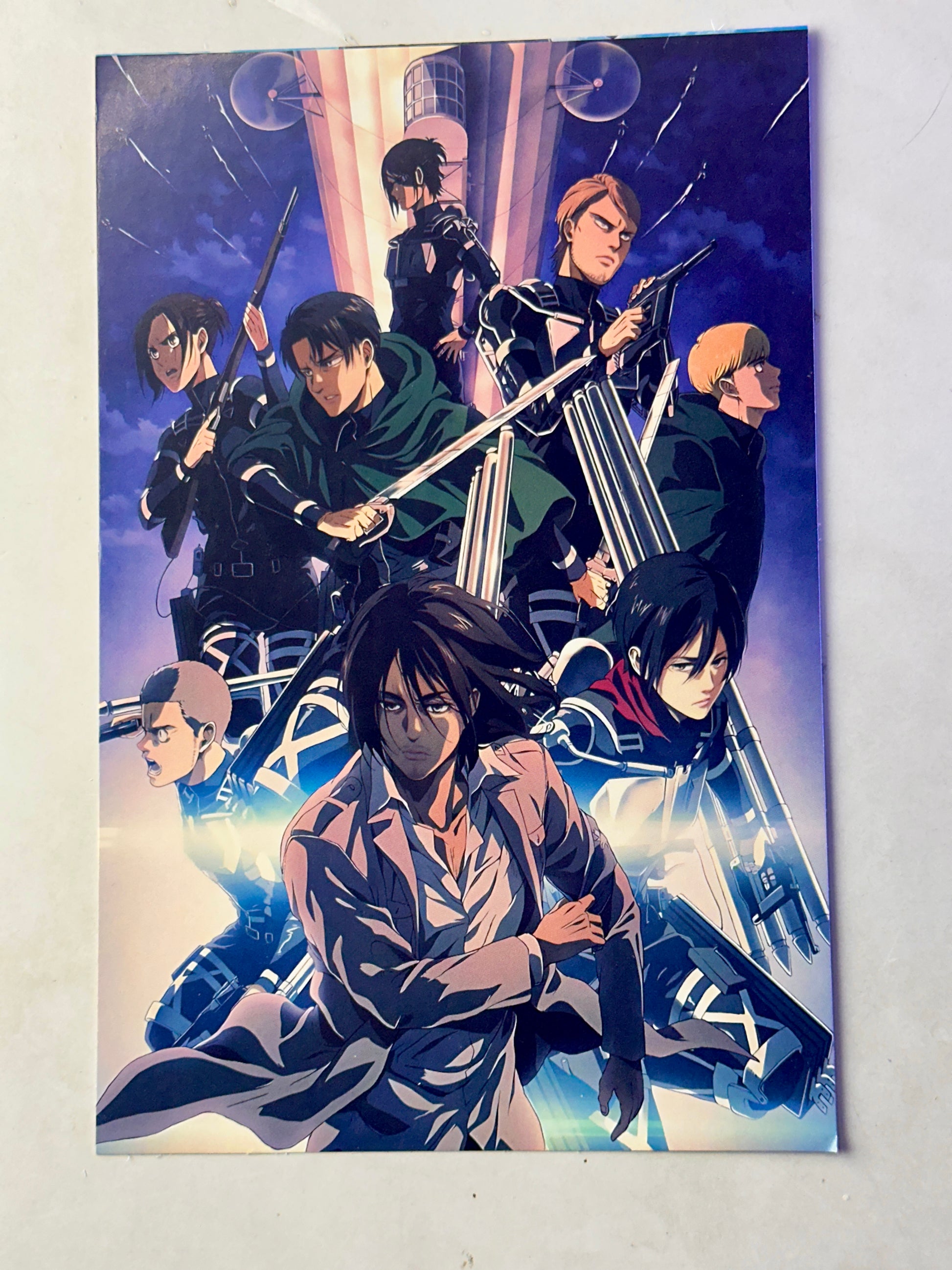 attack on titan poster set levi eren mikasa india