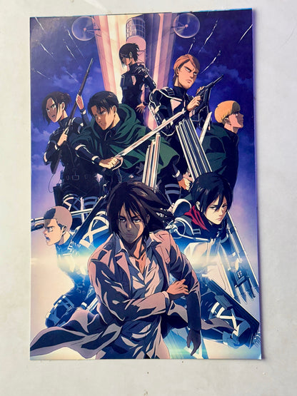 attack on titan poster set levi eren mikasa india