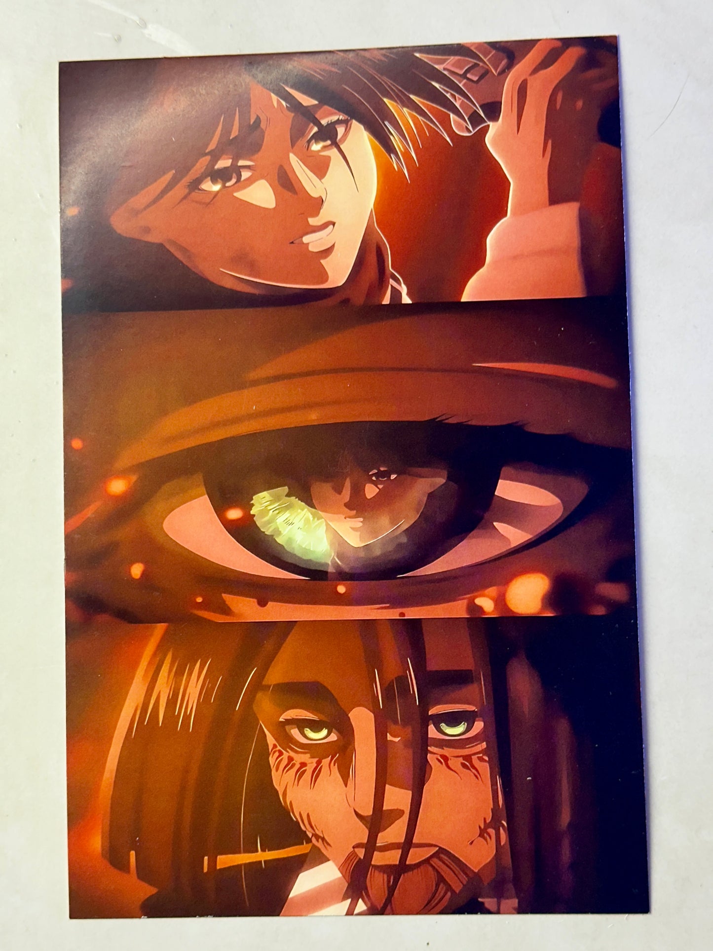Attack on Titan Small Size Paper Posters Set (Pack of 12) | Anime Wall Decor