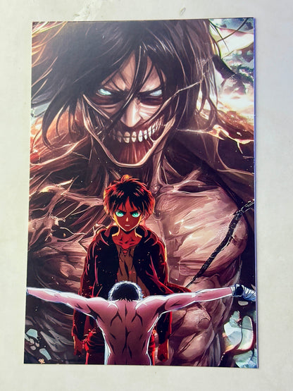 Attack on Titan Small Size Paper Posters Set (Pack of 12) | Anime Wall Decor