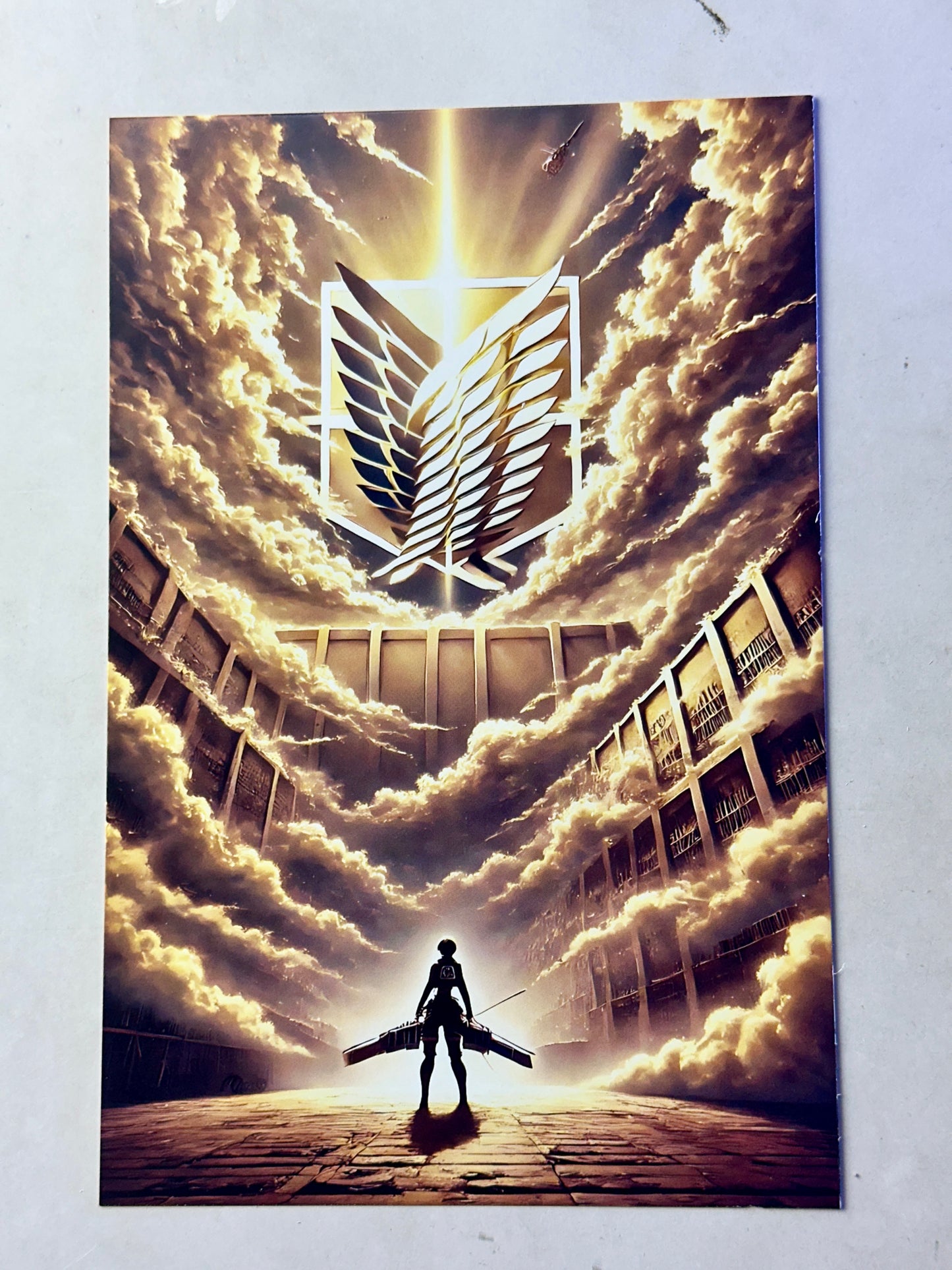 Attack on Titan Small Size Paper Posters Set (Pack of 12) | Anime Wall Decor