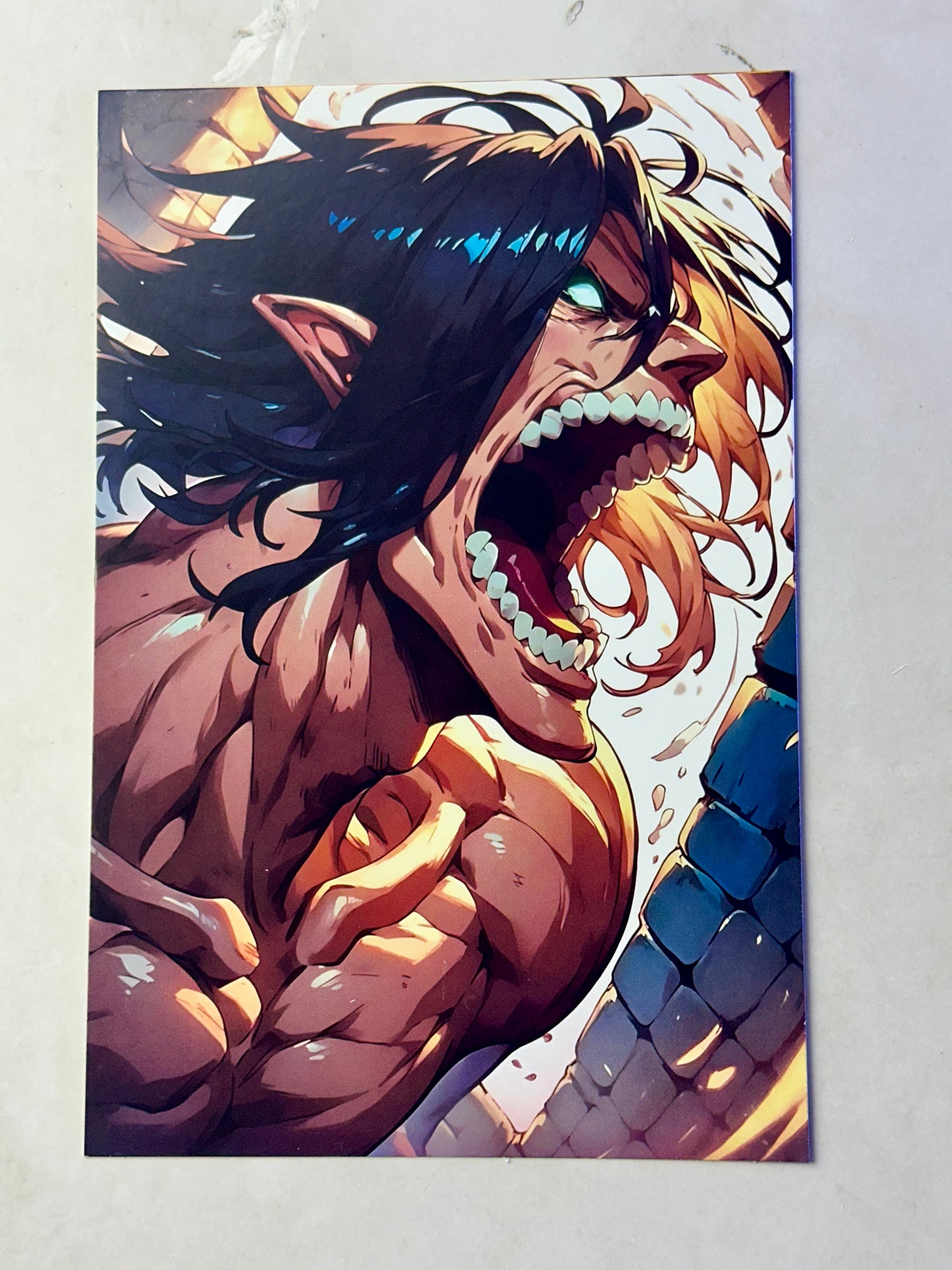 Attack on Titan Small Size Paper Posters Set (Pack of 12) | Anime Wall Decor