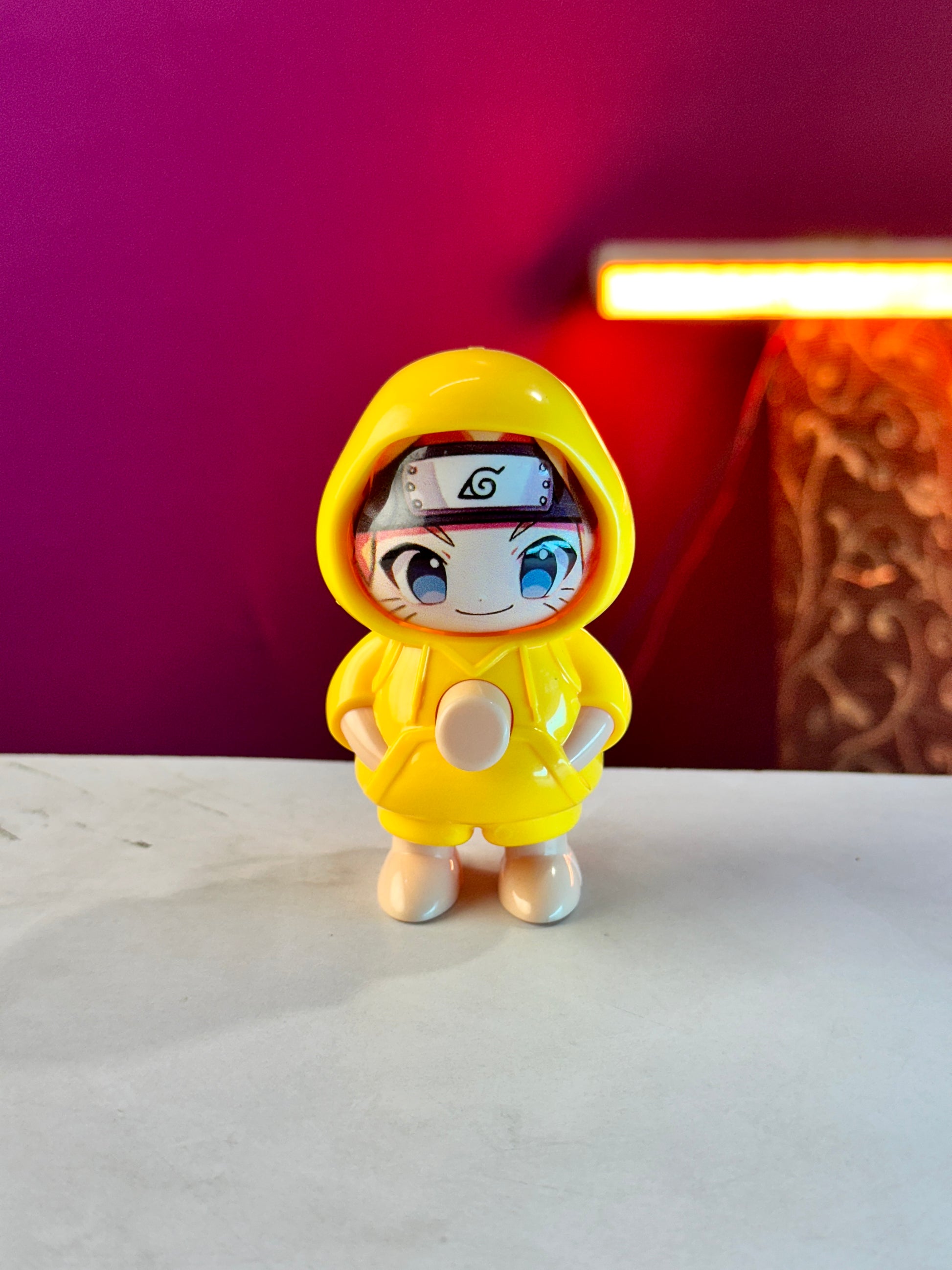 Naruto face changing keyring rotating anime keychain for fans in India