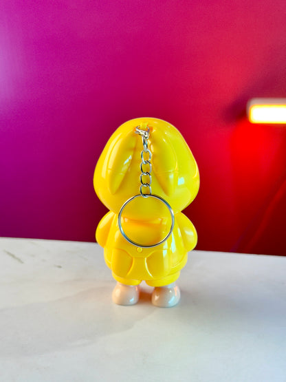 Naruto rotating expression keychain close up design