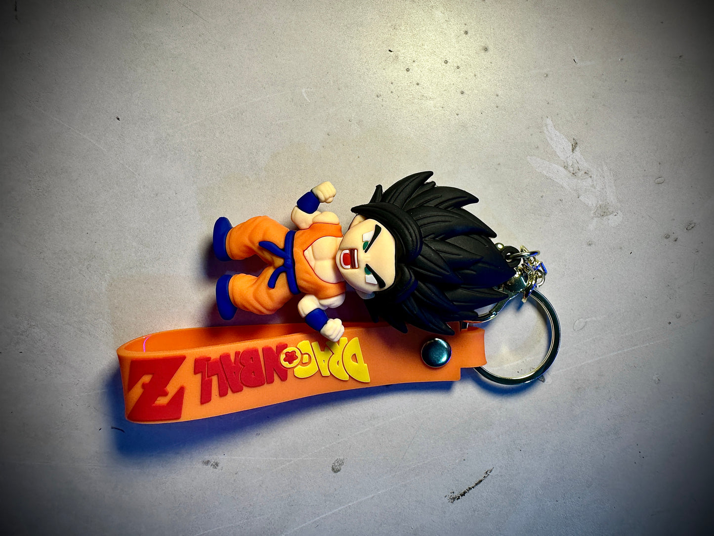 Goku Base Form Keychain Dragon Ball Z Anime Keyring