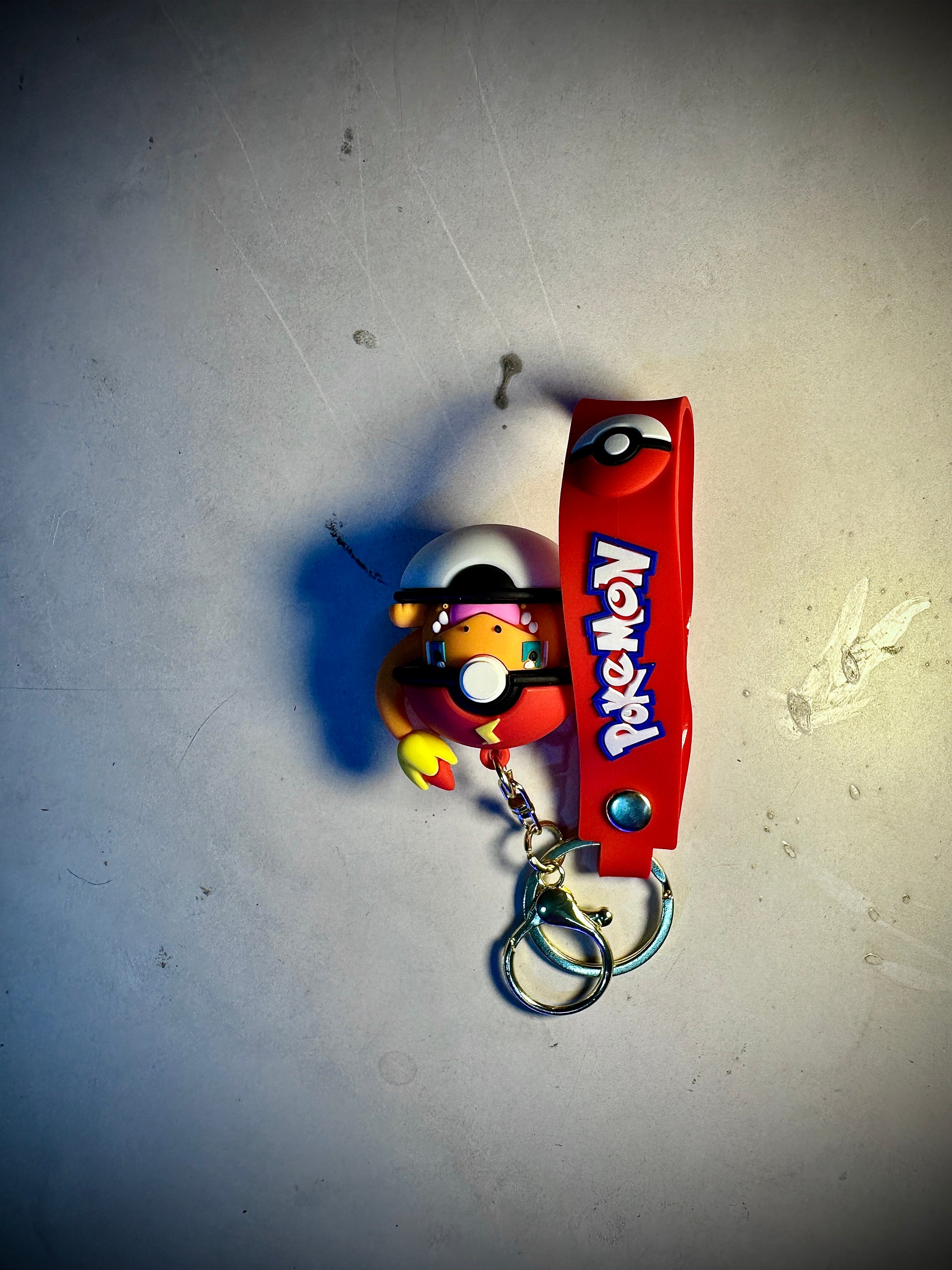 Charmander Pokemon keychain Pokeball anime keyring accessory
