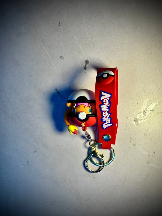 Charmander Pokemon keychain Pokeball anime keyring accessory
