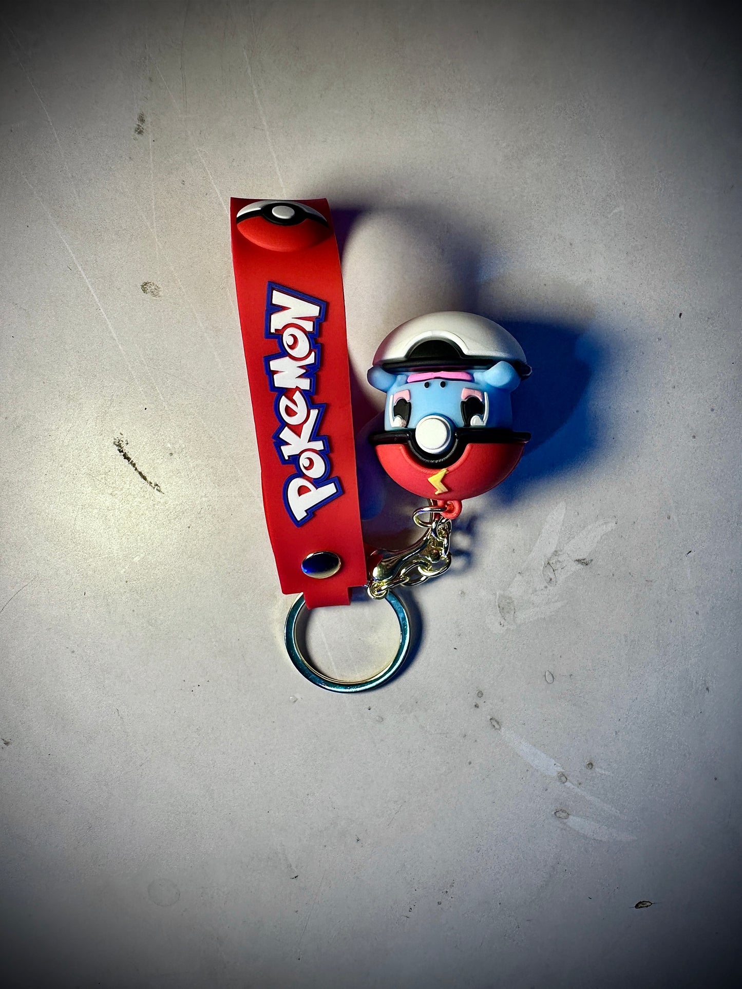 Sobble Pokemon Keychain Pokeball Anime Keyring