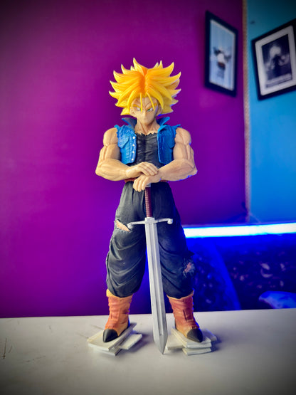 Detailed Super Saiyan Trunks figure for anime collectors