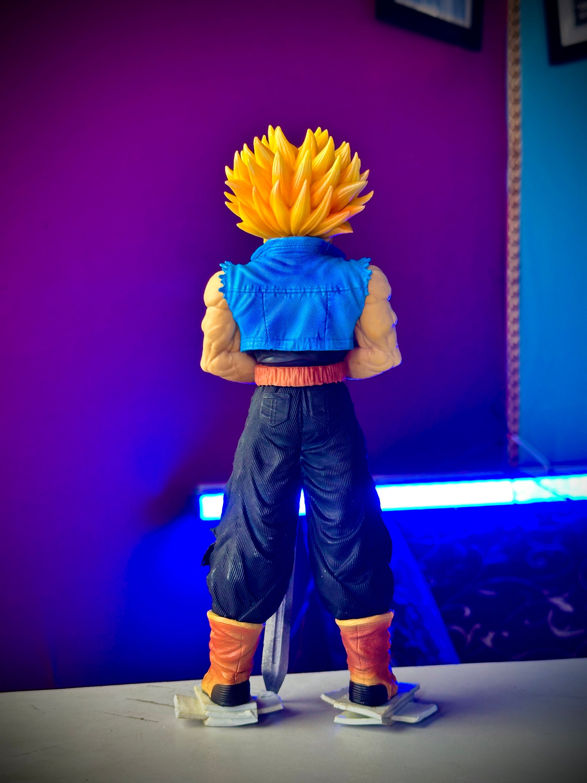 Dragon Ball Z Trunks collectible shelf decor statue