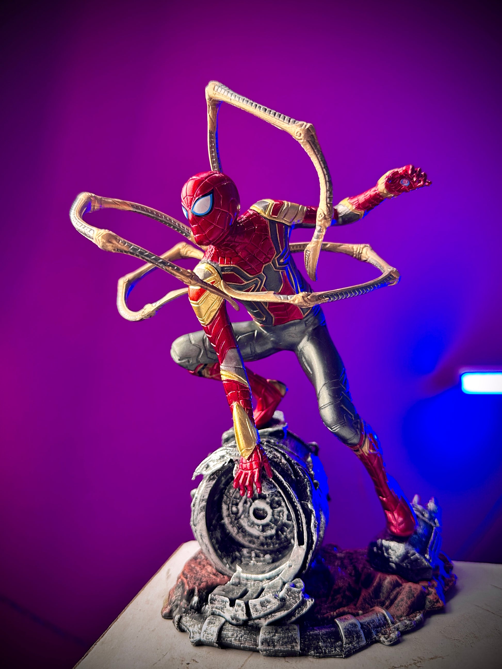 Marvel Iron Spider-Man display collectible statue